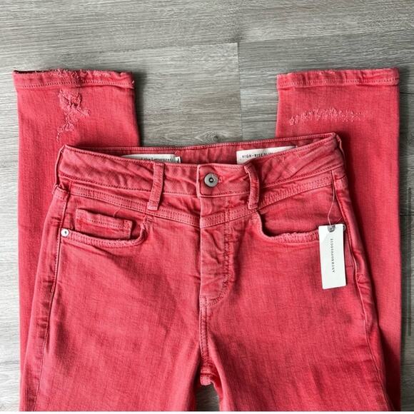 NWT Anthropologie Pilcro & The Letterpress High-Rise Slim Ankle Denim 26 Skinny - Picture 5 of 10